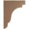 Ekena Millwork 5 1/4"W x 8 1/2"D x 11"H Bedford Wood Vintage Decor Bracket, Weathered Brown BKTWD05X09X11BEBR - alternate 2